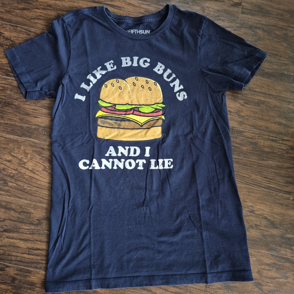 Fifth Sun Navy Blue Burger Graphic Tee